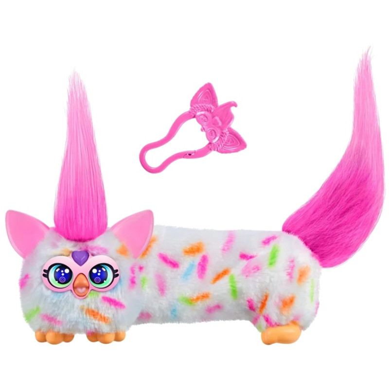 0185 Furby DJ Furblets Berry-Cub-Cake Rozciągliwa Interaktywna Maskotka Hasbro