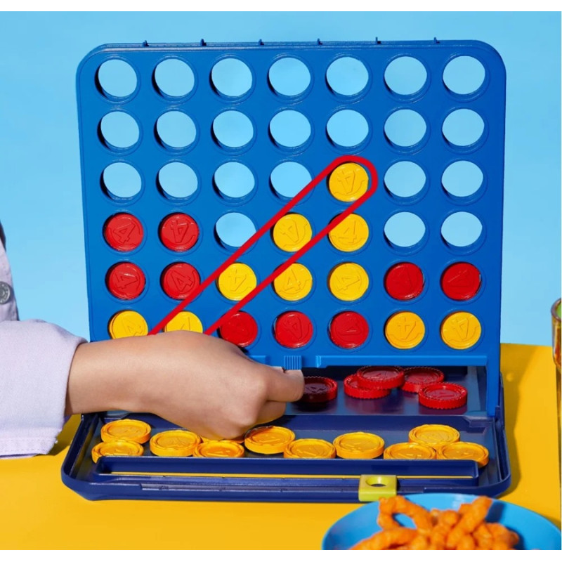 3046 Gra Zręcznościowa Connect 4 Przenośna Gra Strategiczna Hasbro