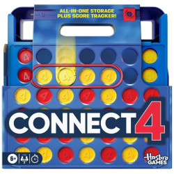 3046 Gra Zręcznościowa Connect 4 Przenośna Gra Strategiczna Hasbro