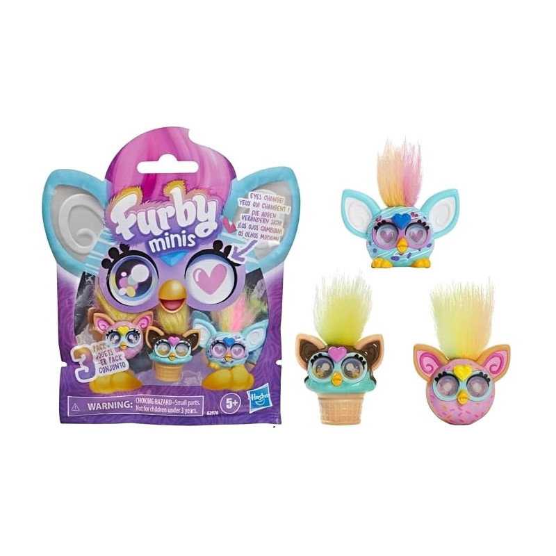 2131 Furby Minis Zestaw 3 figurek kolekcjonerskich Hasbro