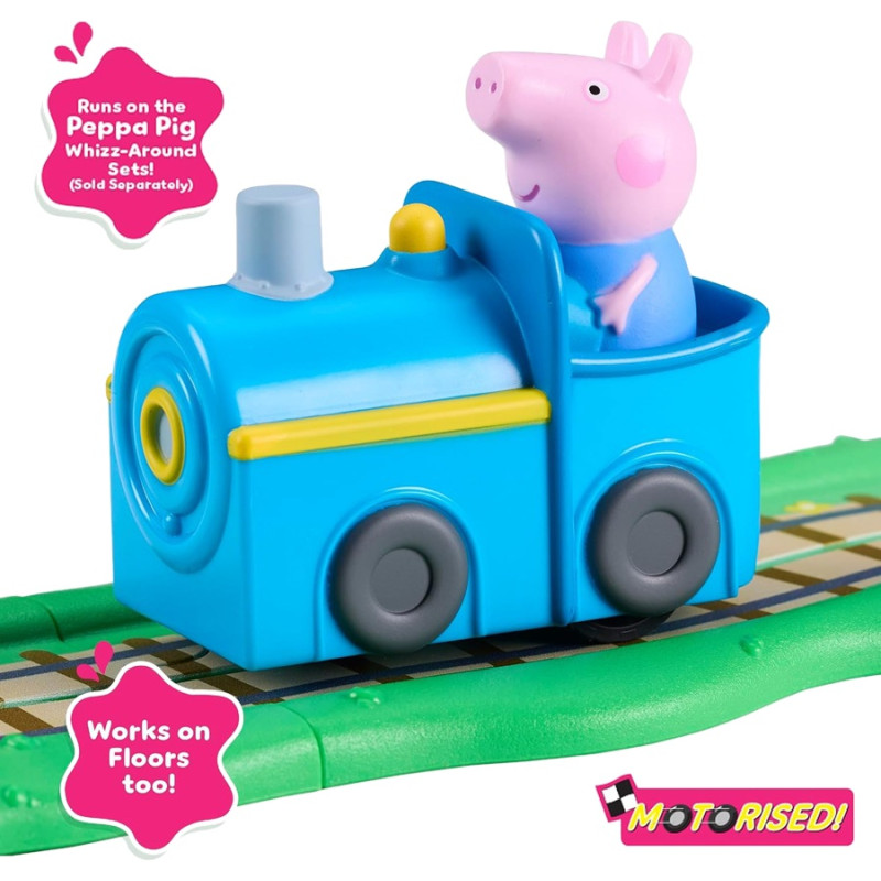 4455 Świnka Peppa Pig George Niebieska Lokomotywa z Napędem Whizz Around