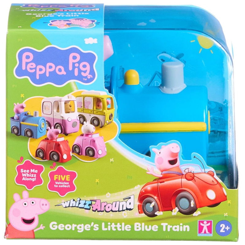 4455 Świnka Peppa Pig George Niebieska Lokomotywa z Napędem Whizz Around