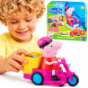 5858 Świnka Peppa Pig Rower Skuter z Napędem Peppa Whizz Around