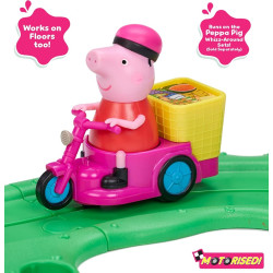 5858 Świnka Peppa Pig Rower Skuter z Napędem Peppa Whizz Around