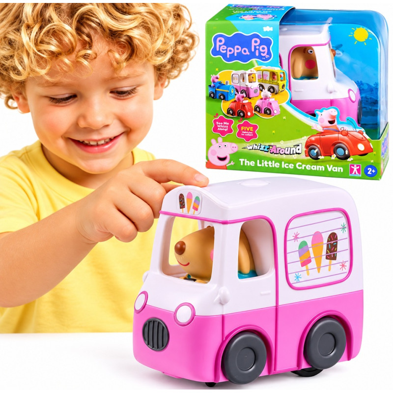 3427 Świnka Peppa Pig Auto Lodziarnia Samochód z Napędem Whizz Around