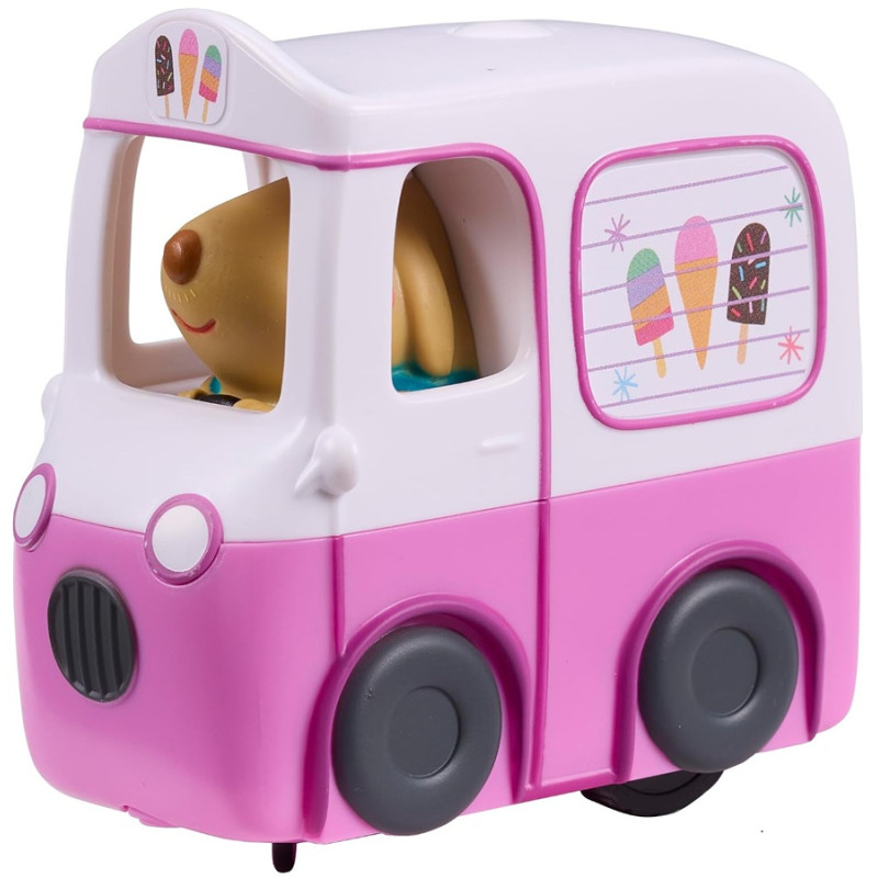 3427 Świnka Peppa Pig Auto Lodziarnia Samochód z Napędem Whizz Around