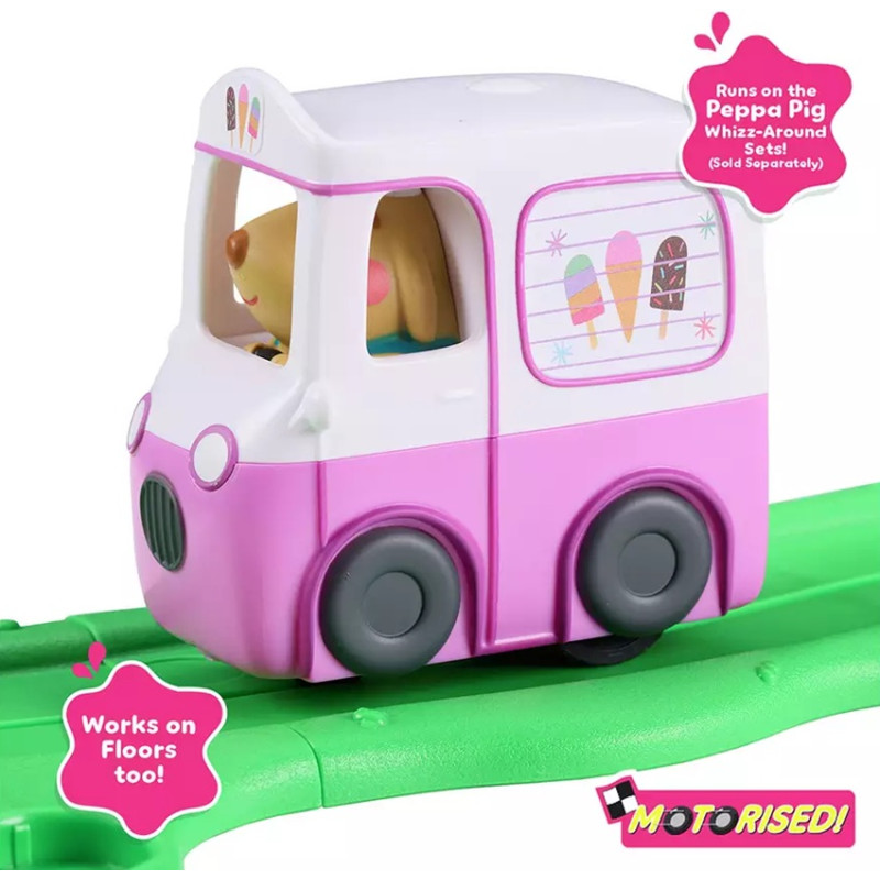 3427 Świnka Peppa Pig Auto Lodziarnia Samochód z Napędem Whizz Around