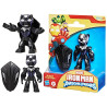 8740 Figurka Black Panther Marvel Iron Man Awesome Friends Hasbro Tarcza