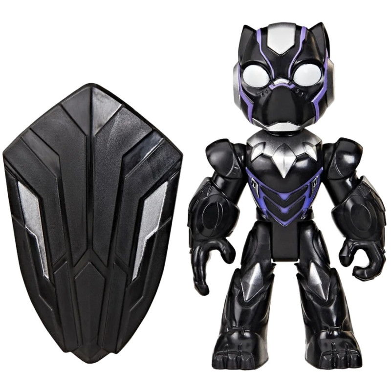 8740 Figurka Black Panther Marvel Iron Man Awesome Friends Hasbro Tarcza
