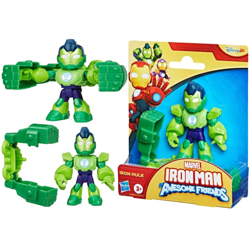 8882 Figurka Iron Hulk Marvel Hasbro Iron Man Awesome Friends Zielony Hulk
