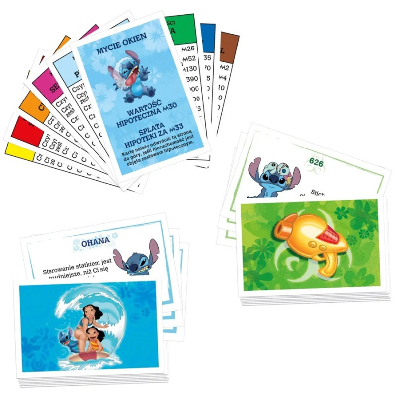 5037 MONOPOLY Stitch Disney Gra Planszowa Rodzinna Hasbro 2-4 Graczy 
