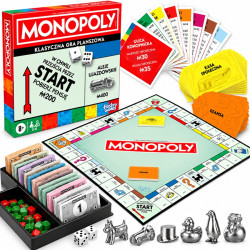 2458 MONOPOLY Klasyczna Gra Planszowa Hasbro Polska Wersja Rodzinna 2-6 Graczy