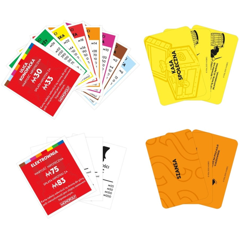 2458 MONOPOLY Klasyczna Gra Planszowa Hasbro Polska Wersja Rodzinna 2-6 Graczy