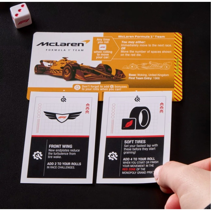 9635 MONOPOLY F1 Formula 1 Gra Planszowa Grand Prix Wyścigi Hasbro 2-6 Graczy