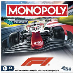 9635 MONOPOLY F1 Formula 1 Gra Planszowa Grand Prix Wyścigi Hasbro 2-6 Graczy