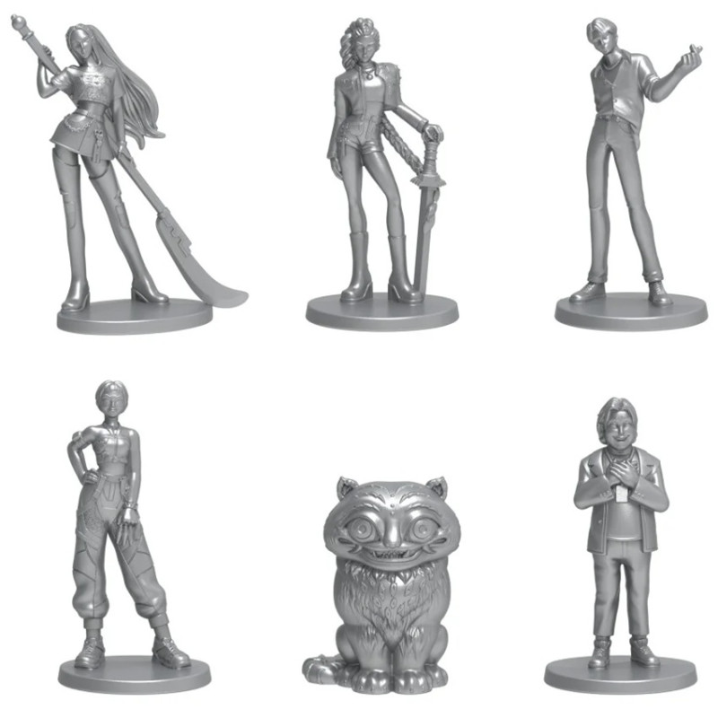7135 MONOPOLY KPOP Demon Hunters KPopowe Łowczynie Demonów Gra Planszowa Hasbro