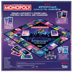 7135 MONOPOLY KPOP Demon Hunters KPopowe Łowczynie Demonów Gra Planszowa Hasbro