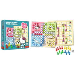 8966 Gra planszowa 2w1 Hello Kitty Chińczyk, Węże i drabiny Trefl
