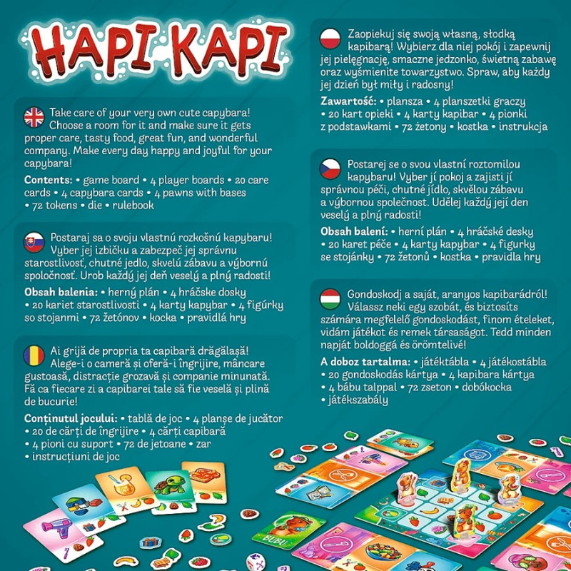 0679 Gra planszowa Hapi Kapi gra familijna Trefl