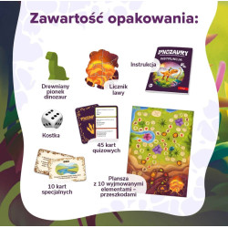 9123 Kooperacyjna Gra edukacyjna Dinozaury Rodzina Treflików Trefl