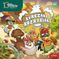 0730 Gra planszowa 3D Kurczaki Rozrabiaki Trefl