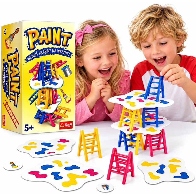 1219 Gra zręcznościowa Trefl Paint Wznieś drabiny na wyżyny