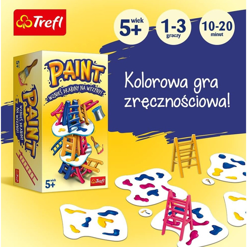 1219 Gra zręcznościowa Trefl Paint Wznieś drabiny na wyżyny