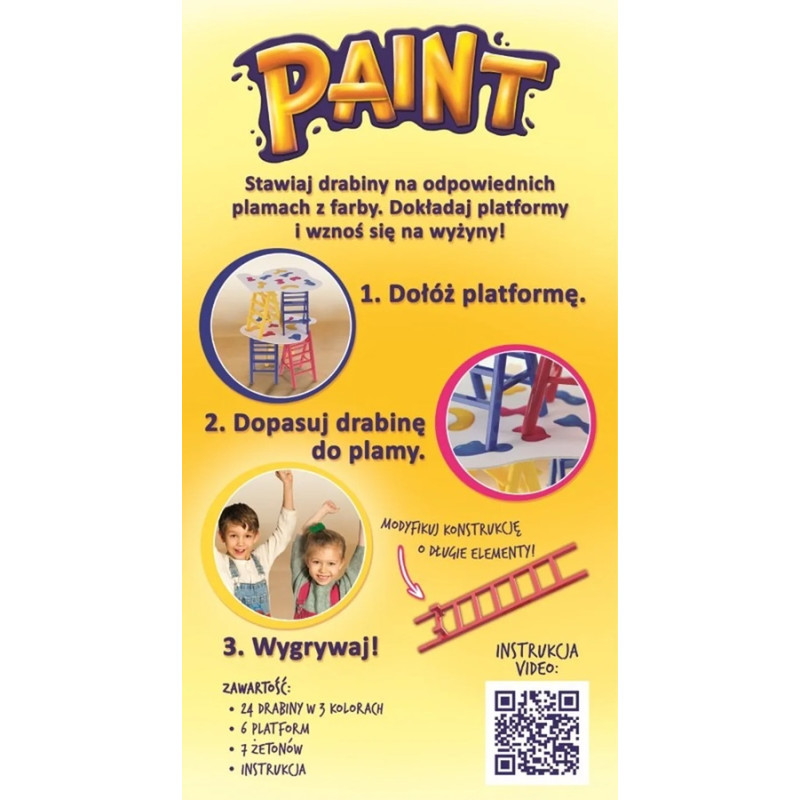 1219 Gra zręcznościowa Trefl Paint Wznieś drabiny na wyżyny