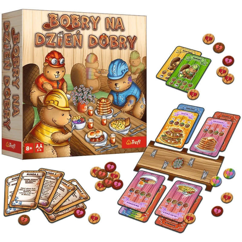 1270 Gra rodzinna Bobry na dzień dobry Trefl